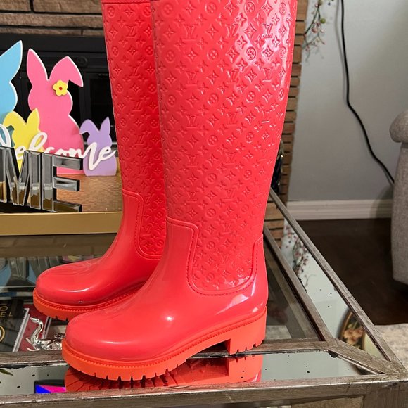 Authentic Louis Vuitton Monogram Plat long boots - Picture 11 of 13